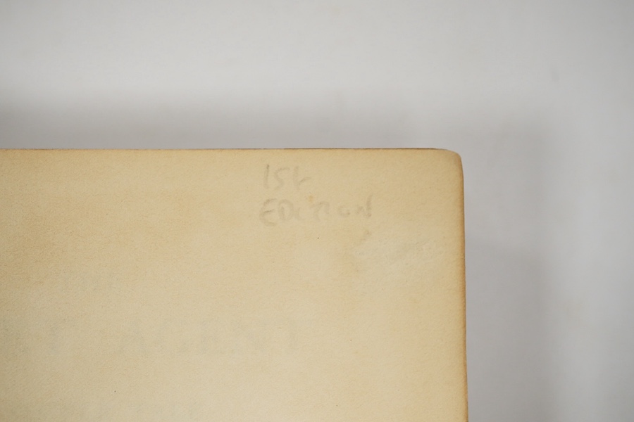 Conrad, Joseph - The Secret Agent, A Simple Tale, first edition, first impression with the 40pp of inserted ads at the back, Methuen & Co, 1907, original red cloth